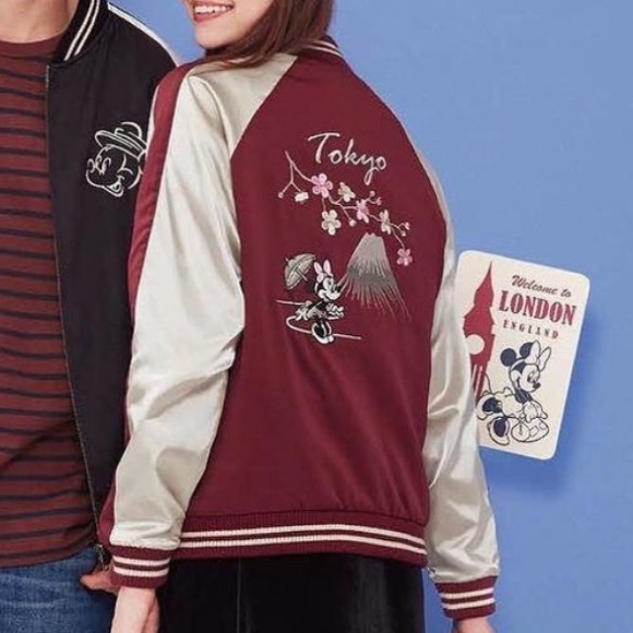 Uniqlo Mickey Souvenir Bomber Minnie Jacket - Picture 2 of 13